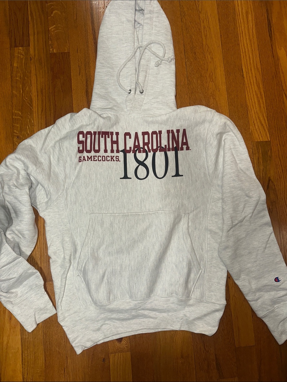 Champion Gray South Carolina 'Gamecocks 1801' Hooded Sweatshirt